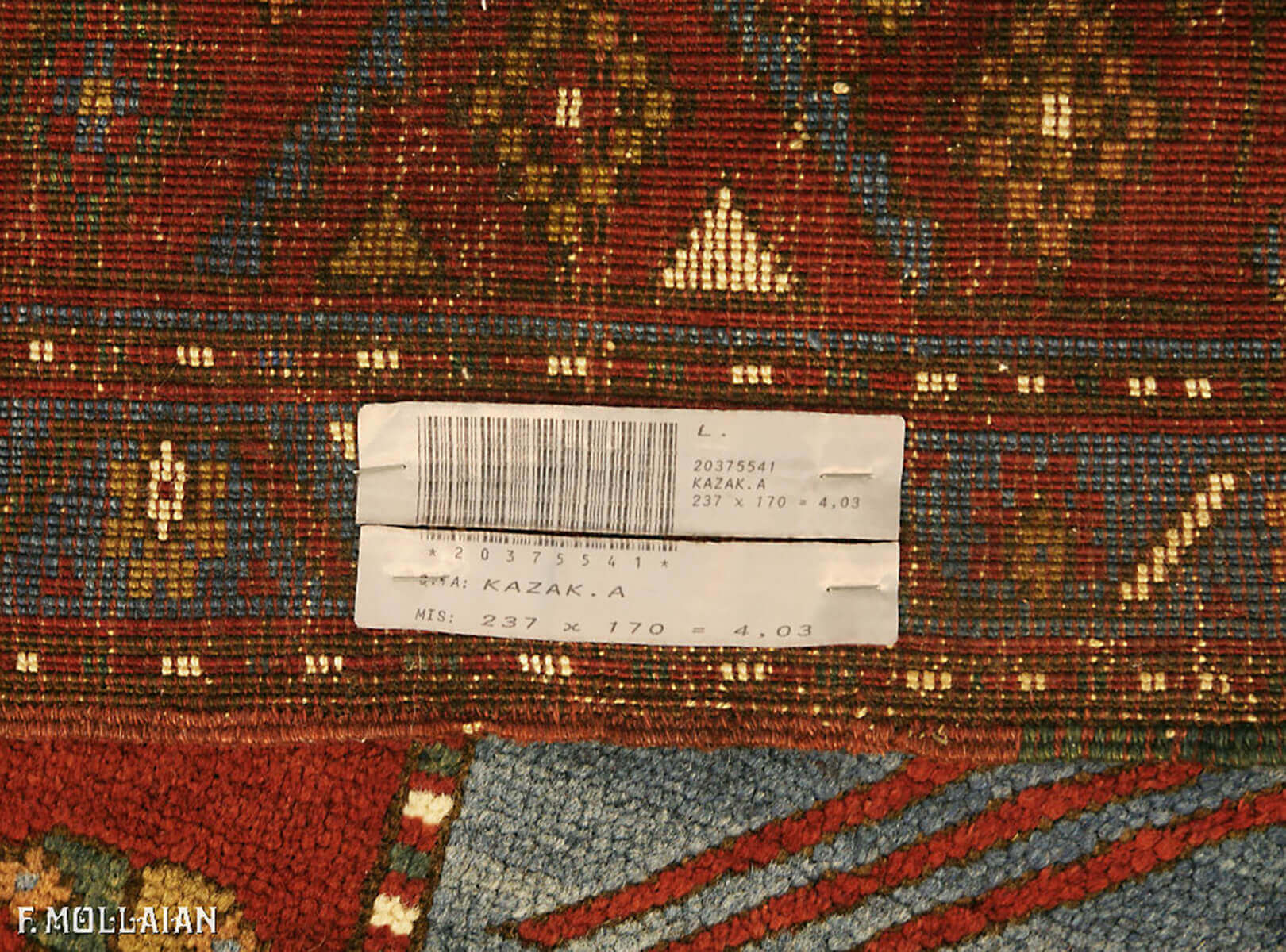 Tappeto Antico Caucasico Kazak n°:20375541